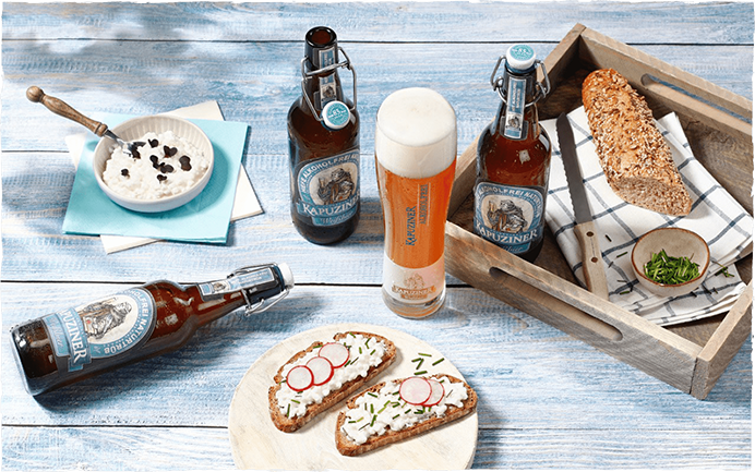 Brotzeit mit Hefe Alkoholfrei naturtrüb von Kapuziner