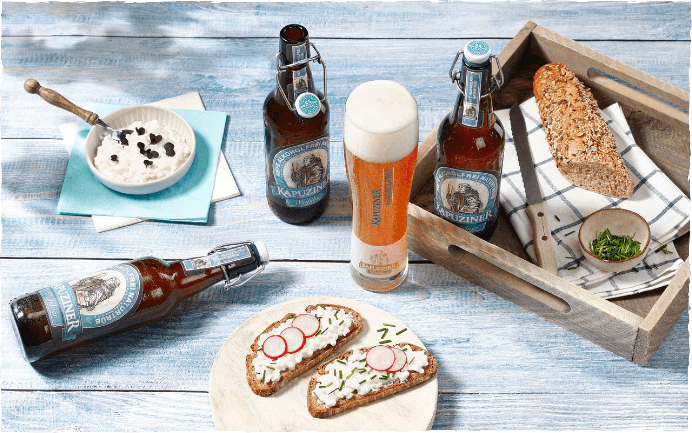 Brotzeit mit Hefe Alkoholfrei naturtrüb von Kapuziner